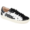 thumbnail image 1 of Brinley Co. Womens Comfort Foam™ Two-Tone Lace-Up Sneakers, 1 of 6