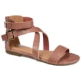 thumbnail image 1 of Brinley Co. Womens Croc Print Gladiator Sandal, 1 of 6
