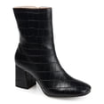 thumbnail image 1 of Brinley Co. Womens Croc Print Heeled Bootie, 1 of 6