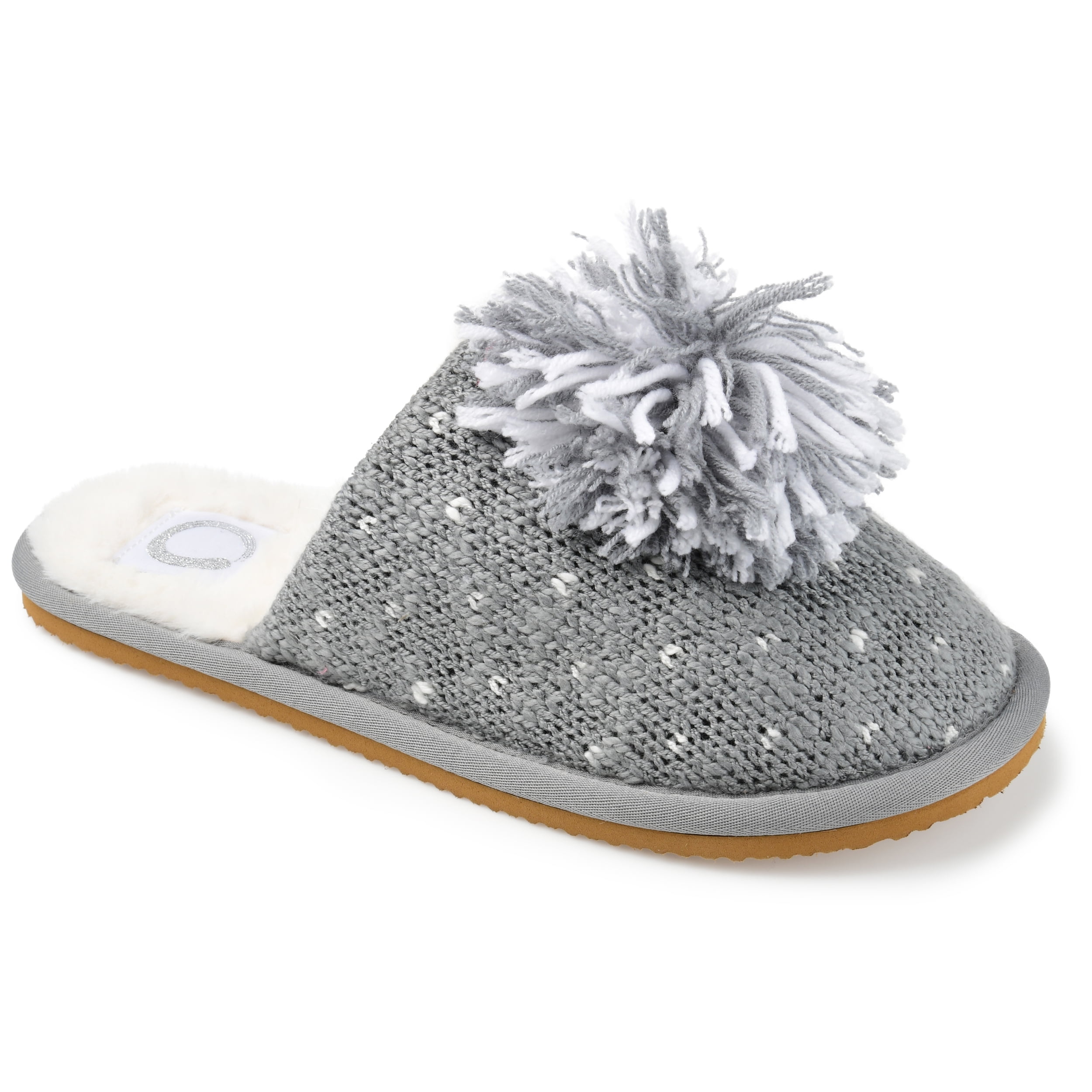 Brinley co outlet faux fur slippers