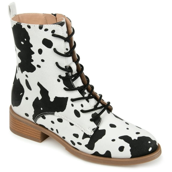 Brinley Co. Womens Lace-Up Combat Boot