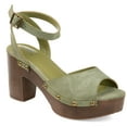 thumbnail image 1 of Brinley Co. Womens Lightweight Ankle Strap Clog, 1 of 9