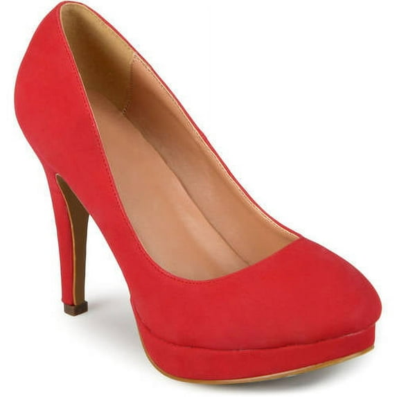 Brinley Co. Womens Round Toe Platform Pu