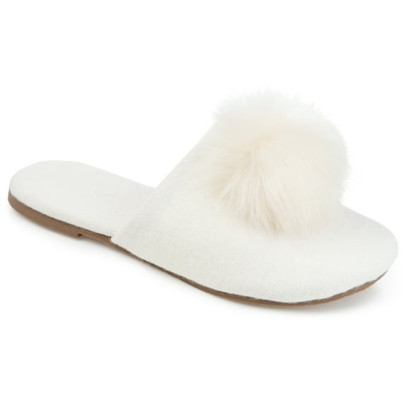 Brinley Co. Womens Round Toe Slip- On Slipper