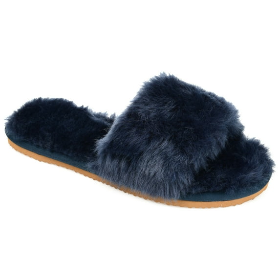 Brinley Co. Womens Soft Faux Fur Slipper