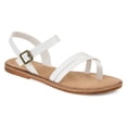 thumbnail image 1 of Brinley Co. Womens Strappy Ankle Wrap Sandal, 1 of 3