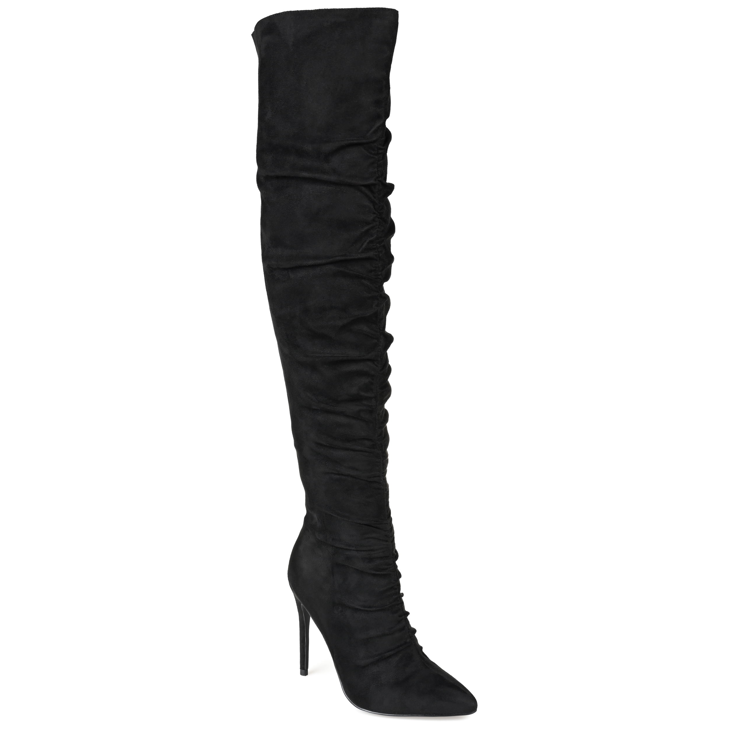 Brinley Co. Womens Tru Comfort Foam™ Extra Wide Calf Over The Knee Boot