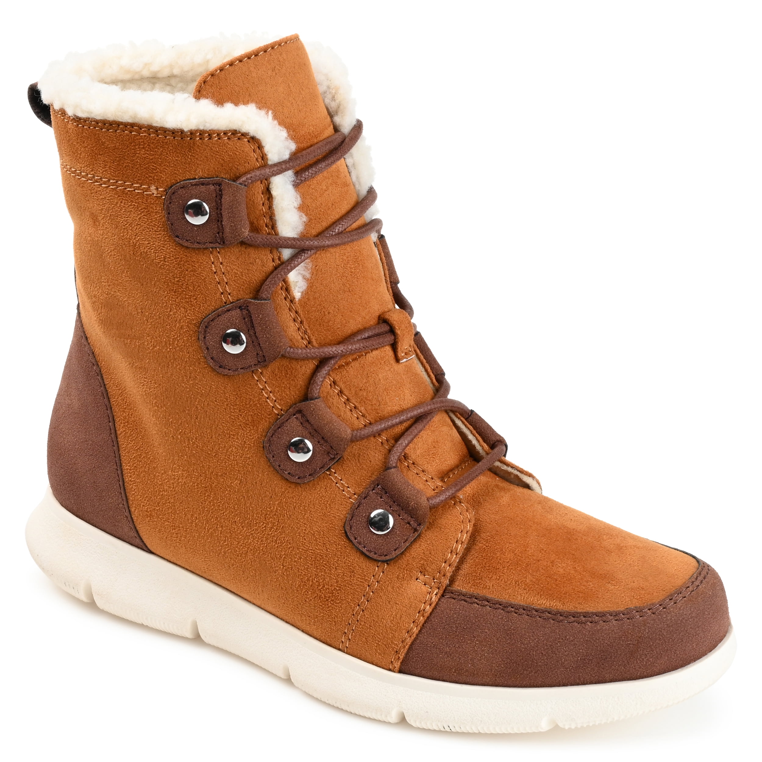 Brinley Co. Womens Tru Comfort Foam™ Lace Up Winter Boot