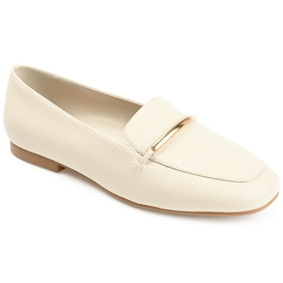 Brinley Co. Womens Tru Comfort Foam™ Soft Square Toe Loafer Flat