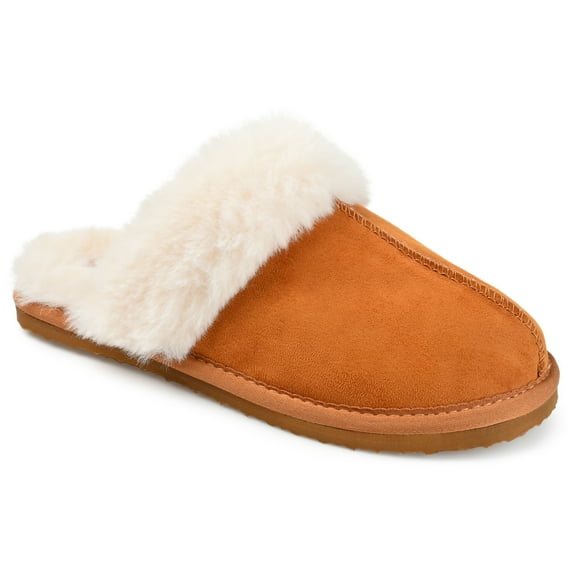 Brinley Co. Womens Tru Comfort Foam™ Vegan Leather Slipper