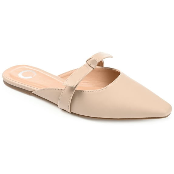 Brinley Co. Womens Vegan Leather Slip On Mule