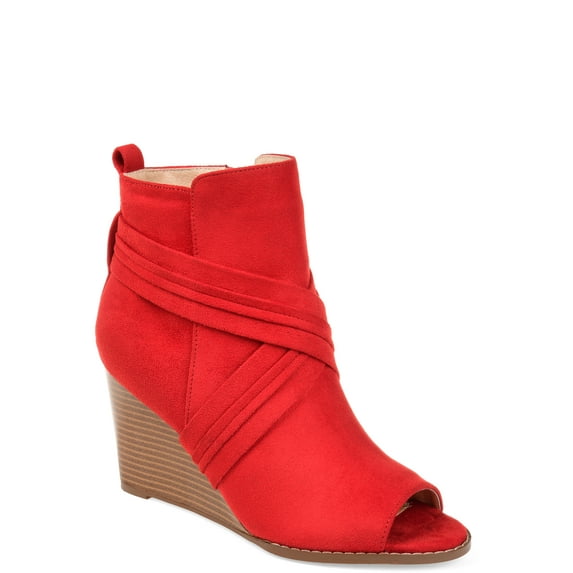 Brinley Co. Womens Wedge Bootie