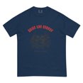 thumbnail image 1 of Brins The Energy Unisex garment-dyed heavyweight t-shirt (Navy), 1 of 2