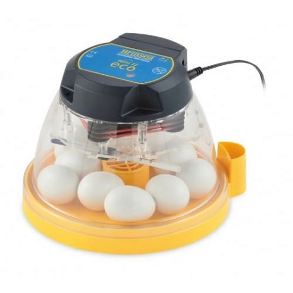 Mini II Eco Manual Turn 10 Egg Incubator with Clear Lid