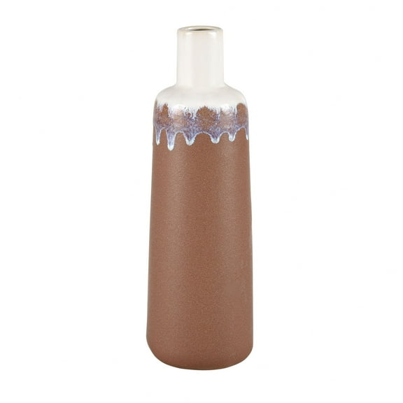 Elk Home Brinson Scandinavian Tall Vase in Matte Brown Finish