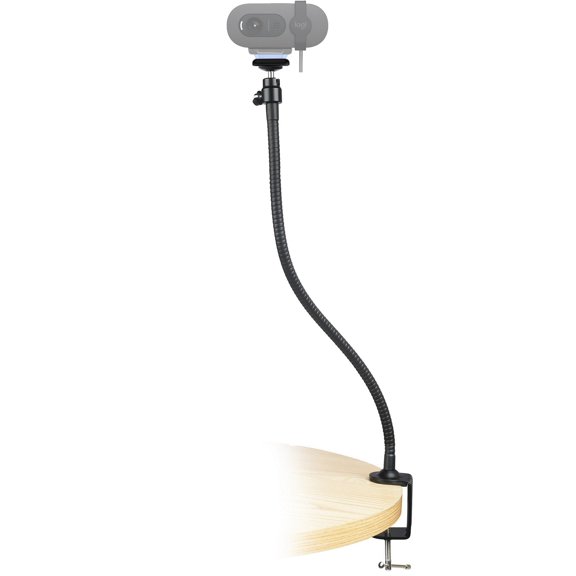 Brio 101 Webcam Stand, Magnetic Webcam Clamp Mount Holder Compatible with Logitech Brio 101 100/Brio 301 300/Brio 501 500/Brio 4K/C270/C310 webcams