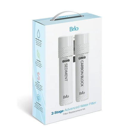 Brio 2-Stage Water Filter Replacement Kit for Models with UVF2 Piece Count 1 set