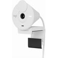 thumbnail image 1 of Brio 300 Full HD Webcam with Privacy Shutter, Noise Reduction Microphone, USB-C, certified for Zoom, Teams, Google Meet, Auto Light Correction - Off White, 1 of 4