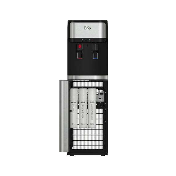 Brio Bottleless CLPOU320UVF3P Water Cooler Dispenser 3 Stage Filtration, Actual Height 41 in.
