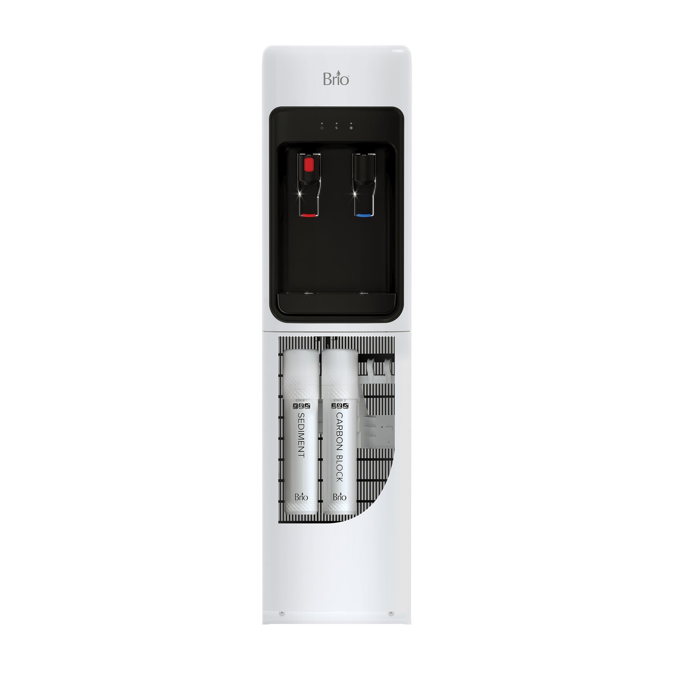 Brio Bottleless Water Dispenser CLPOU320WSLUV2P 2-Stage Filtration, Self-Cleaning, Actual Height 41"