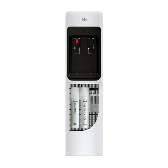 Brio Bottleless Water Dispenser CLPOU320WSLUV2P 2-Stage Filtration, Self-Cleaning, Actual Height 41"
