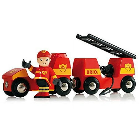 Brio Fire Engine Train Set