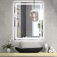 thumbnail image 1 of Brio Lighting GlareGuard 24x32" Rectangular Anti-Fog Dimmable Backlit LED Bathroom Vanity Mirror - Clear, 1 of 8