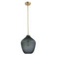 thumbnail image 1 of LA101SG-Brio Lighting-Lavine - 1 Light Mini Pendant In Mid-Century Modern Style-49.2 Inches Tall and 11.4 Inches Wide-Gold/Smoke Finish, 1 of 9