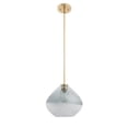 thumbnail image 1 of Brio Lighting  Phoebe Glass Mini Pendant Light - Gold, 1 of 8