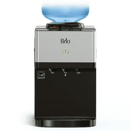 Brio Limited Edition Top Loading Countertop Water Cooler Dispenser Hot Cold and Room Temperature