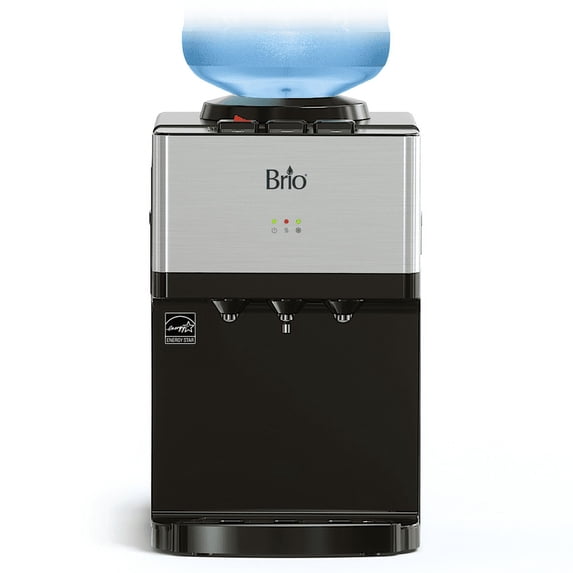 Brio Limited Edition Top Loading Countertop Water Cooler Dispenser Hot Cold and Room Temperature