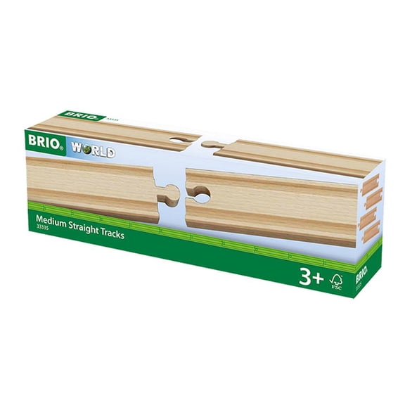 Medium Straight Tracks, 4 Pieces