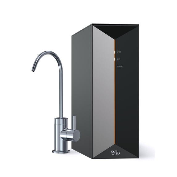 Brio Prism Reverse Osmosis Tank-Less Water Filtration, 600GPD, 1.5:1 Pure to Drain