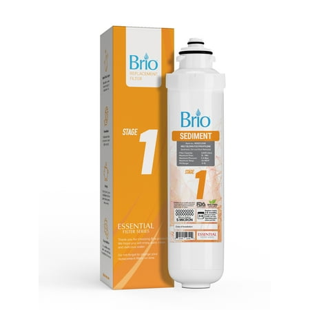 Brio Stage-1 Melt-Blown Polypropylene Sediment Replacement Water Filter - 1 Filter Unit