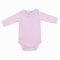 thumbnail image 1 of Briobebe  Pink Cotton Ruffle Bodysuit, 1 of 5