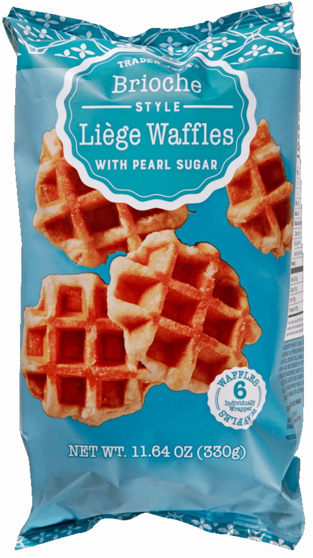 Trader Joe's, Brioche Style Li√®ge Waffles, 11.64 Oz - Walmart.com