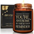 Briojoy You're Awesome Candle Gifts for Women Appreciation, Gifts for
