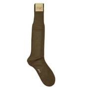 Brioni Men's 100% Cotton Brown Long Socks (11)