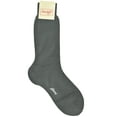 thumbnail image 1 of Brioni Men's 100% Cotton Slate Gray Socks (11.5), 1 of 1