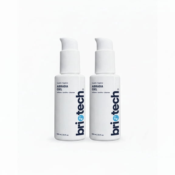 Briotech Abrasia Gel, Clinically Tested Hypochlorous Acid, 3.4 fl oz (2 Pack)
