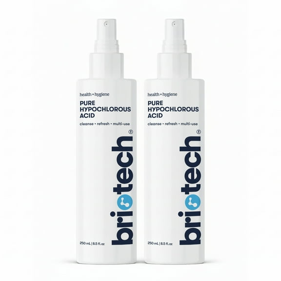 Briotech Pure Hypochlorous, Premium HOCl, Multi-Purpose Solution, 8.5 fl oz (2 pack)