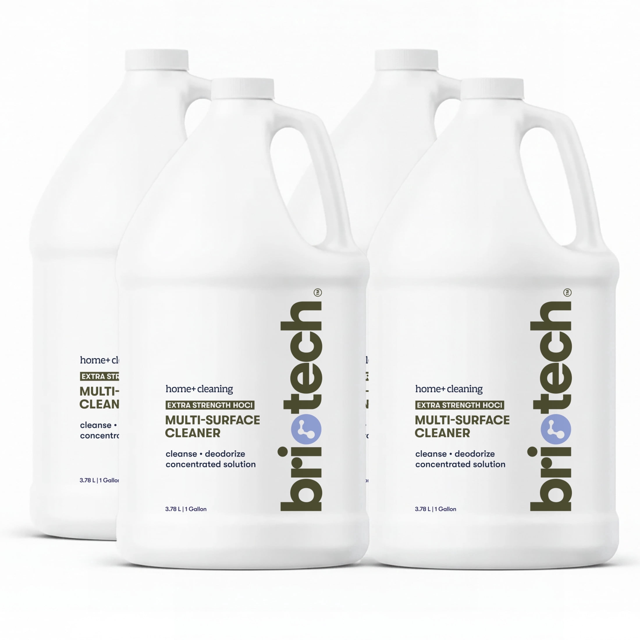 Briotech Extra Strength HOCl, Hypochlorous Acid Concentrate for Foggers, 1 Gallon (4 Pack)