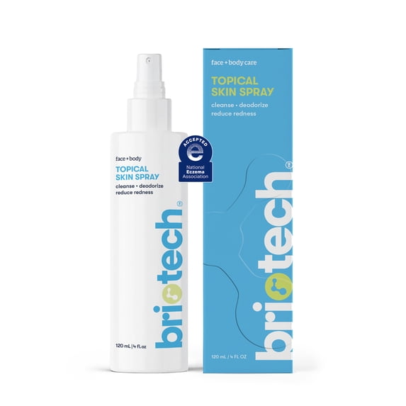 Briotech Topical Skin Spray, Hypochlorous Acid for Sensitive Skin, 4 fl oz (1 Pack)