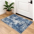 thumbnail image 1 of Brisasol Small Rugs 2x3 Washable Throw Rugs with Rubber Backing Non-Slip Soft Blue Kitchen Rugs Low Pile Front Door Mat for Foyer Entrance, 1 of 8