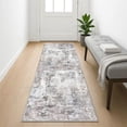 thumbnail image 1 of Brisasol Runner Rugs for Hallway 2x5 Beige Grey Washable Carpet Runners Non-slip Kitchen Runners Abstract Indoor Floor Runners for Home Bedroom Entryway, 1 of 9