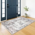 thumbnail image 1 of Brisasol 3x5 Washable Rug Modern Abstract Small Area Rug with Rubber Backing Soft Beige Grey Entryway Rugs Indoor Carpet Floor Rugs Front Door Mat for Bedroom Kitchen, 1 of 9