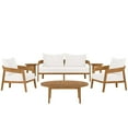 thumbnail image 1 of Brisbane 6-Piece Teak Wood Outdoor Patio Outdoor Patio Set-EEI-5833, 1 of 16