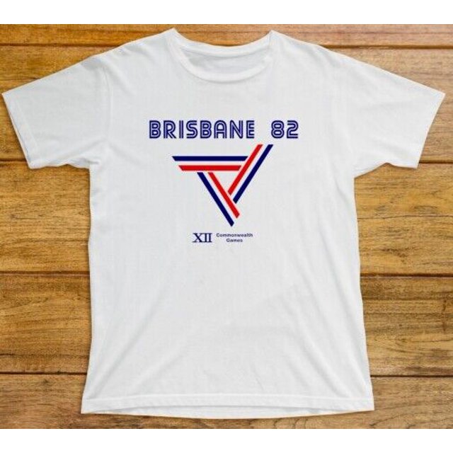 Brisbane 82 T Shirt 755 Sport Australia Commonwealth Games Athletics
