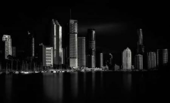 Brisbane City Of Light Canvas Art - Steven Fudge (12 x 18)
