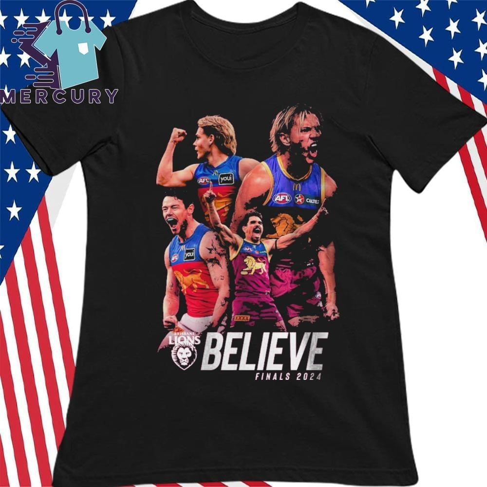 Brisbane Lions Afl Believe Finals 2024 Shirt